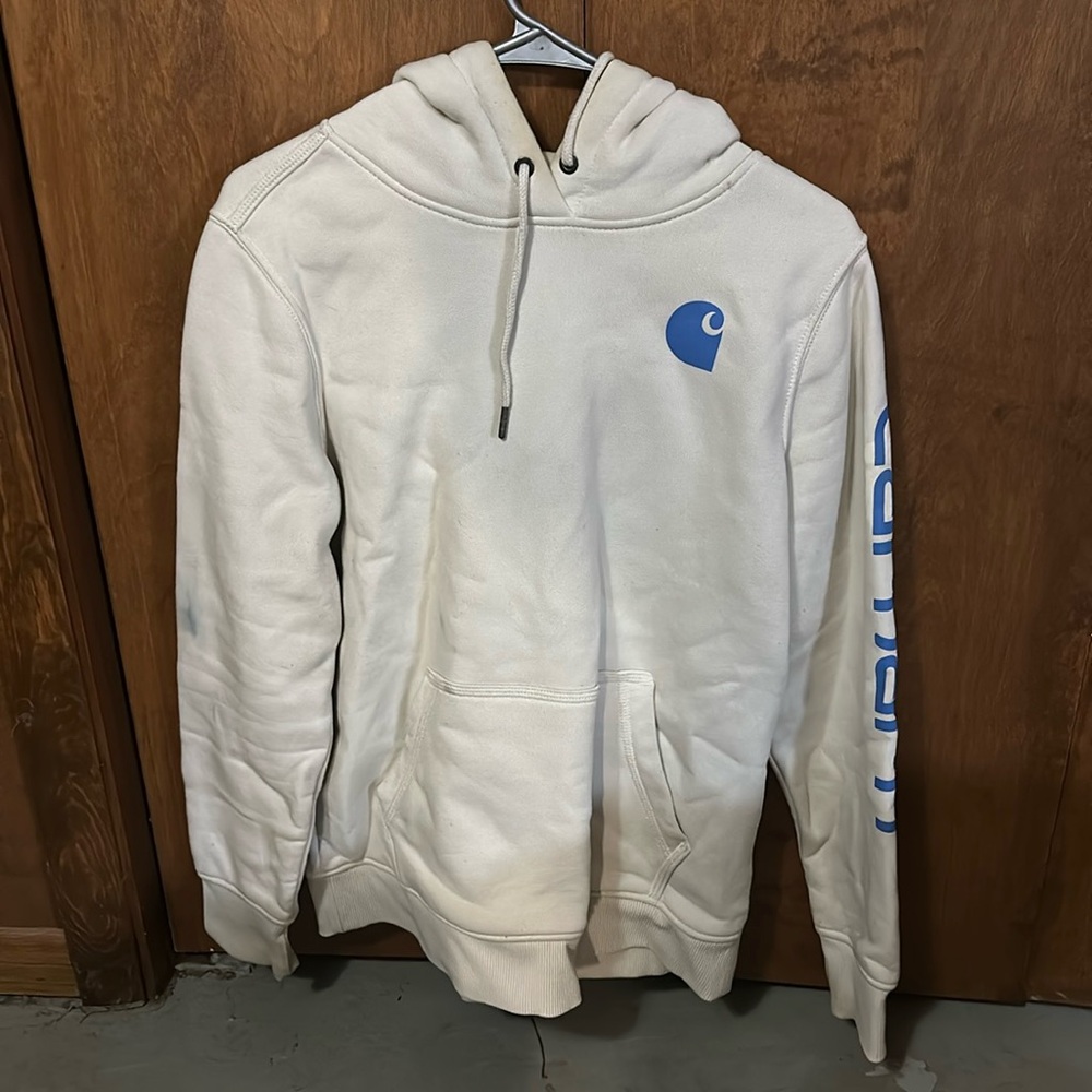 Women’s white Carhartt sweatshirt